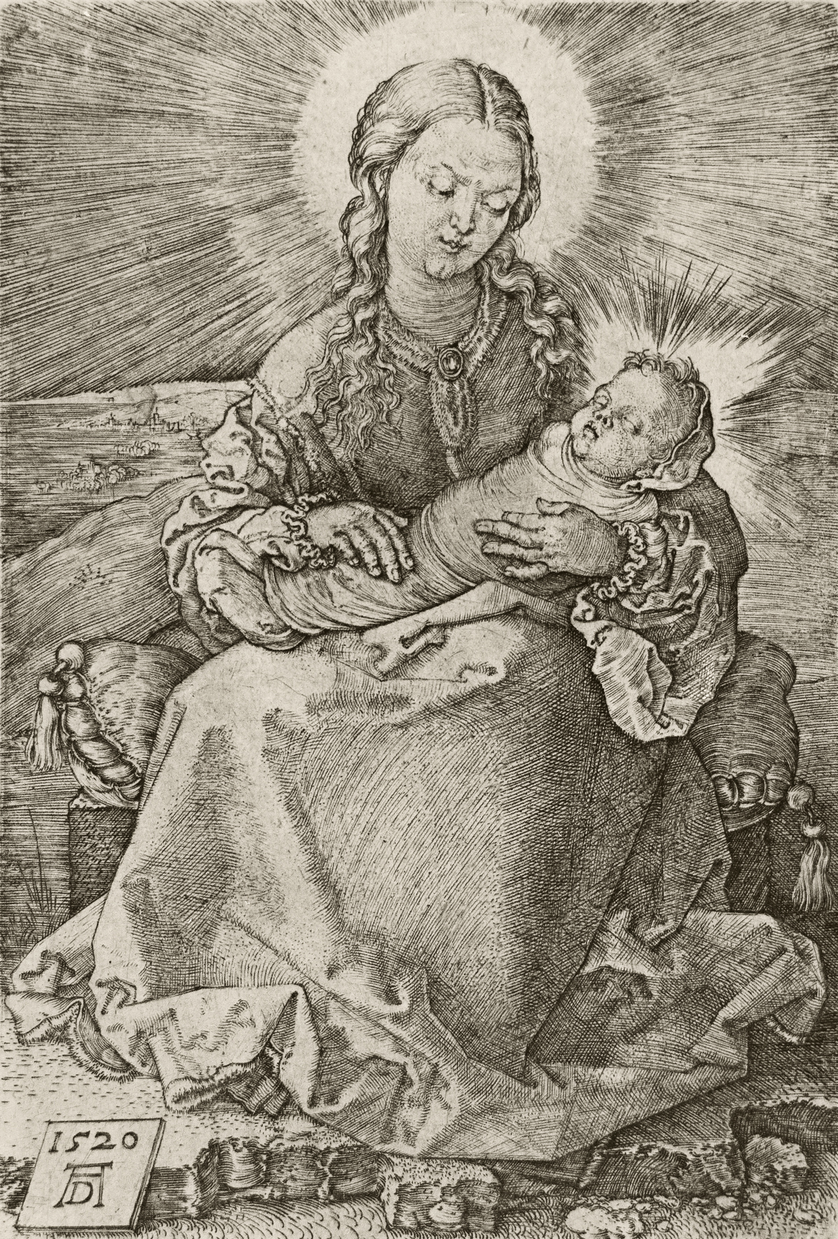 ALBRECHT DÜRER Virgin with the Swaddled Child.
